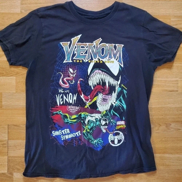 Venom The Black Suit‎ Sinister Symbiote T-Shirt Size Large - Picture 2 of 6